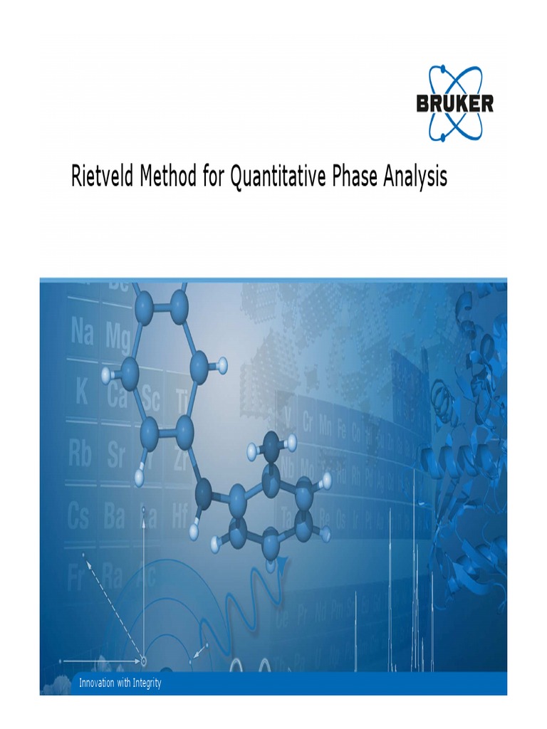 Rietveld Method For Quantitative Phase Analysis | PDF | X Ray ...