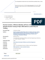 Fracture Control - Offshore Pipelines JIP Use of Abaqus - Explicit To Simulate Ductile Tearing in Pipes With Defects Loaded Beyond Yielding - OnePetro