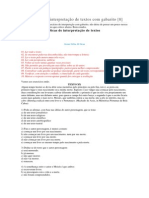 Exercício de Interpretação de Textos Com Gabarito para Provas 8ano