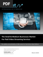 The Small & Medium Businesses Market For Paid Video Streaming Services - DaCast White Paper