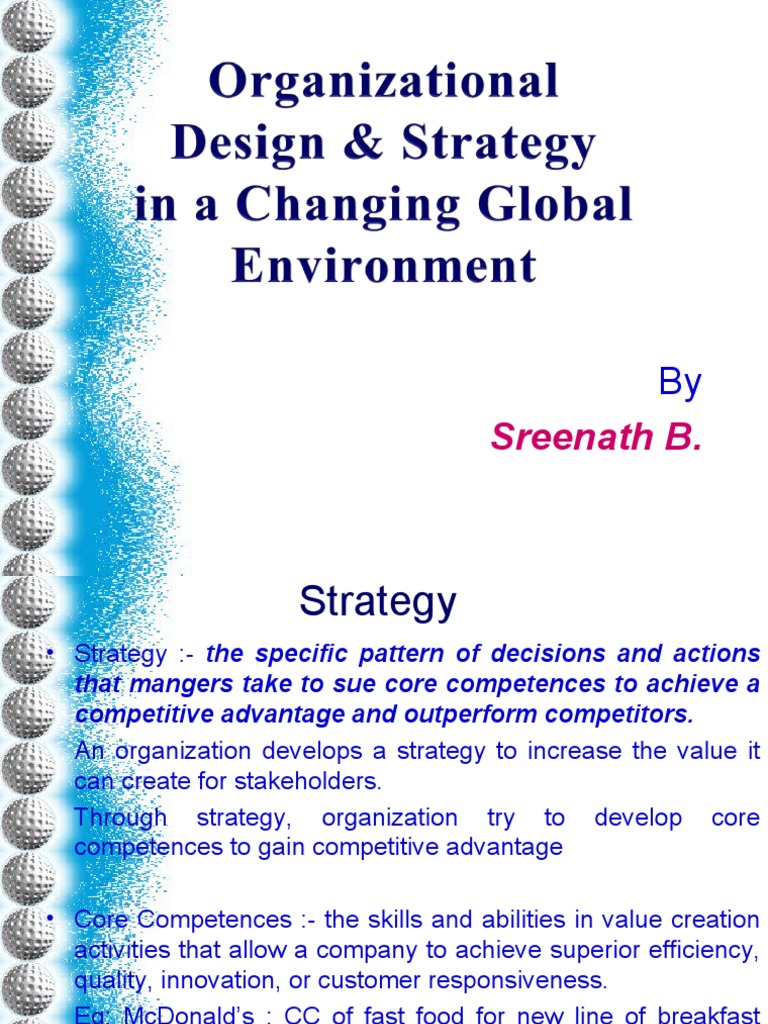 Core Competences and Global Strategy | PDF | Competitive Advantage ...
