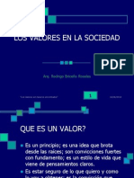 Los Valores en La Sociedad