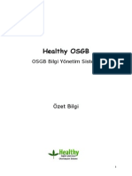 Healthy Ozet Bilgi - OSGB - 2014
