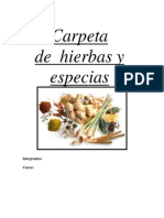 Hierbas y Especias