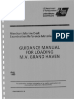 Guidance Manual for Loading Mv Grand Haven 2