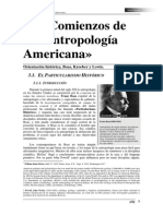 Abenza David Comienzos de La Antropologia Americana