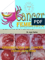 Epidemiologia CA de Cervix