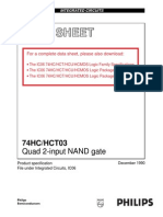 RP6 Data sheet - 74HC/HCT03 Quad 2-input NAND gate 