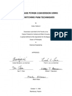 [phd 1994] three-phase power conversion using soft-switching pwm technique