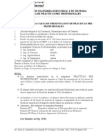 Requisitos Para Carta de Presentacion de Practicas PPP