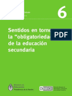 Obligatoriedad Educacion Secundaria