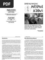 Health and Safety For Activists