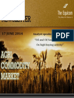 Agri Market Analysis by Theequicom For Today 17 June 2014