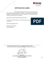 Certificado E7DAC0C0D22FA23310022014034634