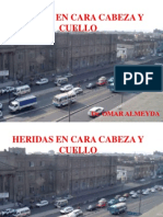 Heridas en Cara Cabeza y Cuello