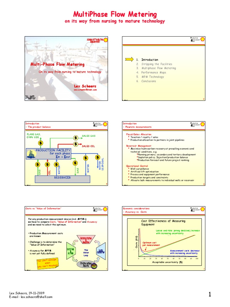 Advancements in MultiPhase Flow Metering | PDF | Flow Measurement | Gases