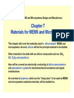 Materials For MEMS and Microsystems: Silicon-Based" Silicon