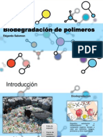 Biodegradación de Polímeros: Edgardo Salomon