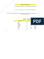 Tabla de Frecuencia