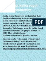 Kalka Royal Residency property in delhi ncr.