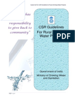 CSR GuideLines Water