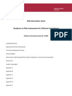 Guidance on Risk Assessment for Offshore Installations