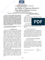 Corrosion Inhibition Ability of Shorea Robusta (Sakhu) Leaves)