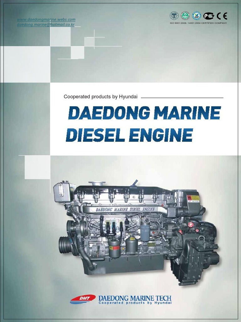 Daedong Marine Tec Inc. 2012 CATALOGUE Diesel Engine Vehicle Parts