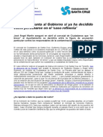 Guigou Pregunta Al Gobierno Si Ya Ha Decidido Como Personarse en El Caso Refinería'