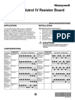Honeywell 221508a Modutrol IV Resistor Board
