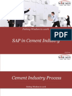 Sap in Cement Industry