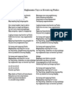 LYRICS of Magkasama Tayo Sa Kwento NG Pasko