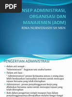 Download Konsep Administrasi Organisasi Dan Manajemen Aom by Tiar Erni Noviani SN230036570 doc pdf