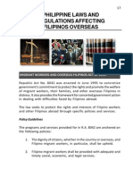 Philippine Laws and Regulations Affecting Filipinos Overseas-chapterIII 9 Apr