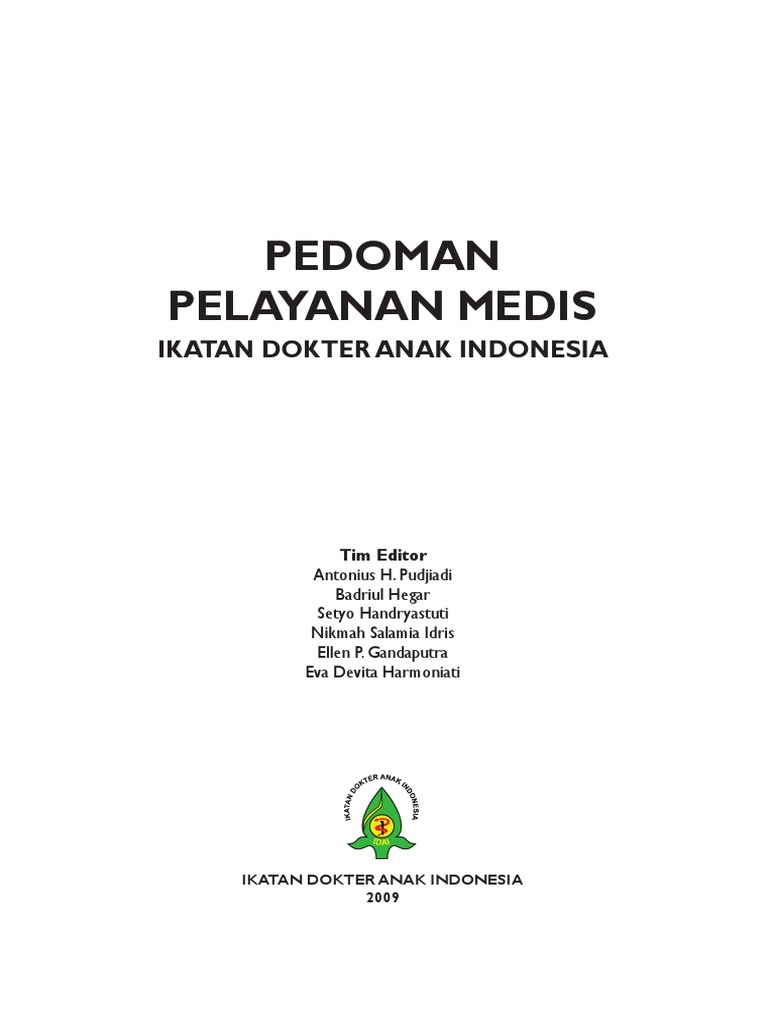 Pedoman Pelayanan Medis Idai Jilid 1 PDF PDF