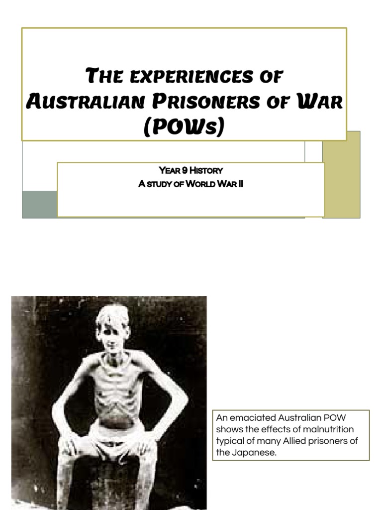 Prisoner of war intelligence overview