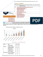 [IBPS-SPL] English Section MCQs From Previous Years’ IBPS Specialist Officer Exam 2012 and 2013 Question Papers « Mrunal