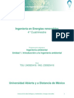 Unidad 1 Introducciòn A La Ingenierìa Ambiental