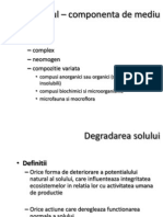 3. Deteriorarea solului