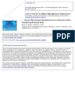 Airborne Particulate Emissions From A Chromic Acid