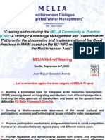 Melia: "Mediterranean Dialogue For Integrated Water Management"