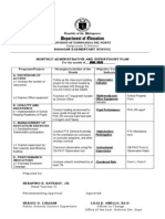 Monthly Administrative and Supervisory Plan