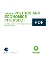 How Politics and Economics Intersect: A Simple Guide To Conducting Political Economy and Context Analysis