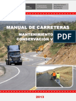 Manual de Carreteras Mantenimiento o Conservación Vial Final
