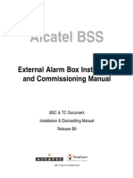 Alcatel BSS: External Alarm Box Installation and Commissioning Manual