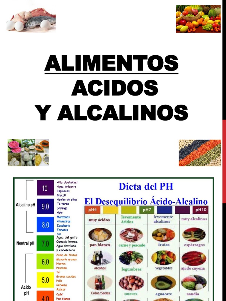 Equilibrio Ácido-Base en Alimentos | PDF | Vegetales | Alimentos