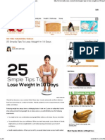 25 Simple Tips to Lose Weight in 10 Days _ StyleCraze