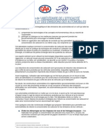 Sommaire de l'ABÉCÉDAIRE DE L'EFFICACITÉ ÉNERGÉTIQUE ET DES ÉMISSIONS DES AUTOMOBILES