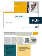 2 SAP MRS Programación de Recursos Múltiple