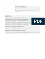 Methods of Referencing ASTM Standards